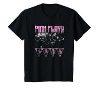 Pink Floyd Pink Four Maglietta, Bambini, Nero, 3 Anni