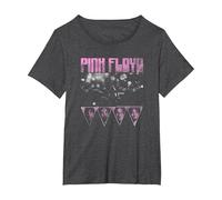 Pink Floyd Pink Four Maglietta, Donna Plus-Size, Grigio Scuro, 3X