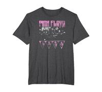 Pink Floyd Pink Four Maglietta, Uomo Taglie Grandi, Grigio Scuro, 2X Tall