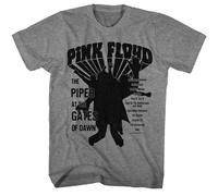 Pink Floyd - Piper - Classici Americani - T-Shirt Grigia Heather Manica Corta