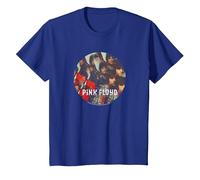 Pink Floyd Piper Maglietta, Bambini, Blu Reale, 10 Anni