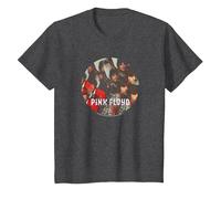 Pink Floyd Piper Maglietta, Bambini, Grigio Scuro, 8 Anni
