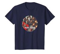 Pink Floyd Piper Maglietta, Bambini, Navy, 8 Anni