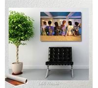 Pink Floyd piscina - Tela stampa 70x50 donne nude musica autori arredamento casa