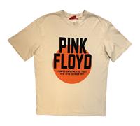 Pink Floyd Pompeii Circle Wash autorizzato Uomo maglietta