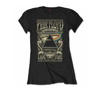 Pink Floyd ROCK OFF PFTEE78LB Maglietta Poster Carnegie Hall Rosa