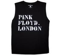 Pink Floyd Sleeveless Stencil Logo autorizzato Uomo maglietta