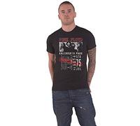 Pink Floyd T Shirt Knebworth Park 75 Manifesto Nuovo Ufficiale Eco Uomo Nero Size L