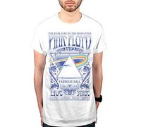 Pink Floyd - T-Shirt # L White Unisex # Carnegie Hall Poster