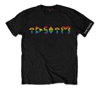 Pink Floyd - T-Shirt # M Black Unisex # Dark Side Prism Initials