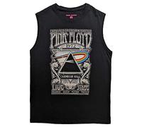 Pink Floyd Tank Top Muscle T Shirt Carnegie Hall Manifesto Ufficiale Unisex Nero Size M