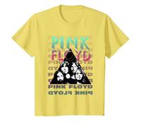 Pink Floyd The Band Maglietta, Bambini, Limone, 8 Anni