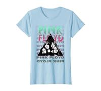 Pink Floyd The Band Maglietta, Donna, Celeste, S