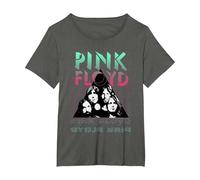 Pink Floyd The Band Maglietta, Donna Plus-Size, Asfalto, 6X