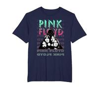 Pink Floyd The Band Maglietta, Uomo Taglie Grandi, Navy, 3X Tall
