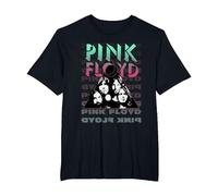 Pink Floyd The Band Maglietta, Uomo Taglie Grandi, Nero, 2X Tall