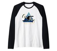 Pink Floyd The Dark Side of The Moon 50° Melting Clocks Maglia con Maniche Raglan