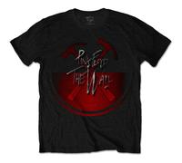 Rock Off Pink Floyd The Wall Oversized Hammers, T Shirt Uomo, Nero (Black, L