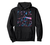 Pink Floyd US Tour 1973 Dark Side Prisma Triangolo Felpa con Cappuccio