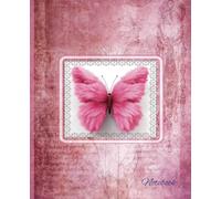 Pink Flutter Dream Notebook: A Soft World in Pink | 120 Pages | 7.5 x 9.25 in | Matte Cove