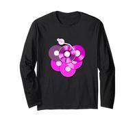 Pink For The Record V2 Grafica rosa Maglia a Manica