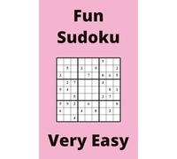 Pink Fun Sudoku Book, 9x9 Puzzles, 150 Pages, 5x8, Very Easy