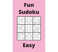 Pink Fun Sudoku Book, 9x9 Puzzles, 250 Pages, 5x8, Easy
