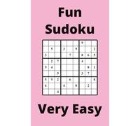 Pink Fun Sudoku Book, 9x9 Puzzles, 300 Pages, 5x8, Very Easy