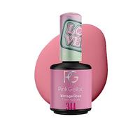 Pink Gellac Rose Pink Gel Nail Polish 0.5 oz - Gel Nail Color Vintage Rose - Timeless Pink Rose Gel Polish - Gel Color for Nail Art - UV Polish Made in the Netherlands