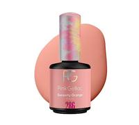 Pink Gellac Serenity Orange 286 - Smalto semipermanente per unghie, 15 ml, per 14 giorni di manicure impeccabile, smalto gel a lunga tenuta, smalto gel UV semipermanente, prodotto nei Paesi Bassi