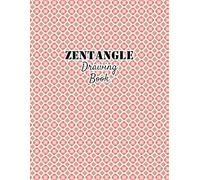 Pink Geometry Zentangle Art Workbook: Luxury Matte Finish | Large 8.5 × 11 Creative Sketch Pad | Square Grid Pages for Relaxing Zentangle, Doodle Art & Mindful Drawing