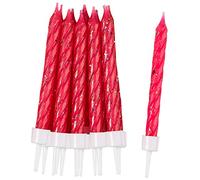 Amscan 9900751 - Candele glitterate con supporti