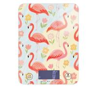 Pink Girl Flamigo - Bilancia digitale portatile per alimenti, 5 kg/5 g, con 4 unità per preparare piatti espresso (batterie non incluse)