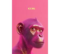 Pink Glitter Chimpanzee Notebook with Pagination | Fun, Unique, and Perfect for All Your Notes: A Plain Notebook with a Stylish Design for Creativity, Organization, and Everyday Use