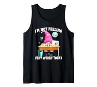 Pink GNOME Office Humor Graphic for Women Funny Saying Canotta