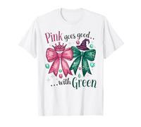 Pink Goes Good With Green Principessa Strega Magia Fantasy Maglietta