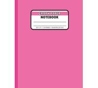 Pink Graph Paper Notebook: Quad Ruled 4x4, Grid Paper Notebook, Math and Science | 110 Pages | 8.5 x 11 in.