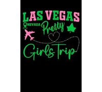 Pink Green Las Vegas Nevada Girls Trip 2026 : Journal, Notebook, Planner, Blank Lined 6" x 9" with 100 Pages Paperback