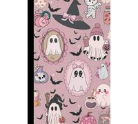 Pink Halloween Diary Little Spooky And Magical: Halloween Cute And Funny Notebook With Cream Paper