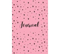 Pink Hearts & Polka Dots Journal: A Fun and Girly Notebook with Black Hearts and Dots - 110 Lined Pages for Dreams, Ideas, and Daily Notes