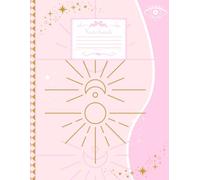 Pink Horoscope Tarot Spiritual-Themed Preppy College-Ruled 8.5"x11" Notebook: Soft Witchy Coquette Evil Eye Cute Pastel Goth Office Supplies Journal ... Stationery, School Notes, Teens & Women <3