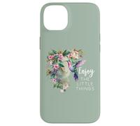 Pink Hummingbird Enjoy the Little Things Humming Bird Sage Custodia per iPhone 14 Plus