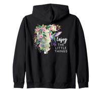 Pink Hummingbird Enjoy The Little Things Humming Bird Sage Felpa con Cappuccio