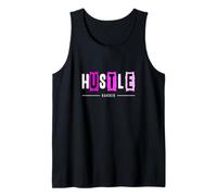 Pink Hustle Harder Pink Graphic Canotta