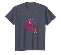 Pink Is My Power - Supporto per la sensibilizzazione al Cancro al Seno Maglietta, Bambini, Pervinca, 2 Anni