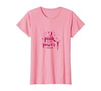Pink Is My Power - Supporto per la sensibilizzazione al Cancro al Seno Maglietta, Donna, Rosa, XS
