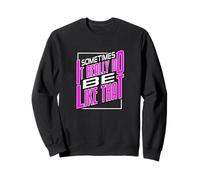 Pink It Do Be Like That Pink Graphic Felpa