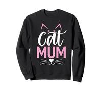 Pink Kitty - Simpatico baffi e orecchie gatto mamma Felpa