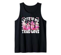 Pink Latte Mug Set True Love for Women Valentines Coffee Canotta