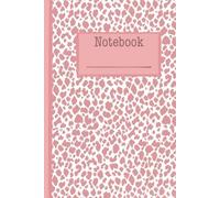 Pink leopard print composition notebook: y2k aesthetic pattern journal - wide ruled lined - 100 pages - 6 x 9 inches